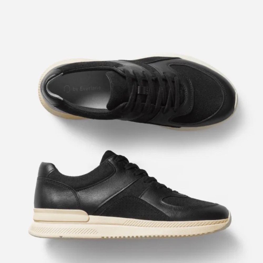 Everlane Black Leather Trainers